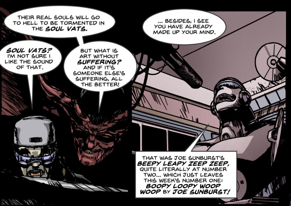 All the Best Tunes comic art