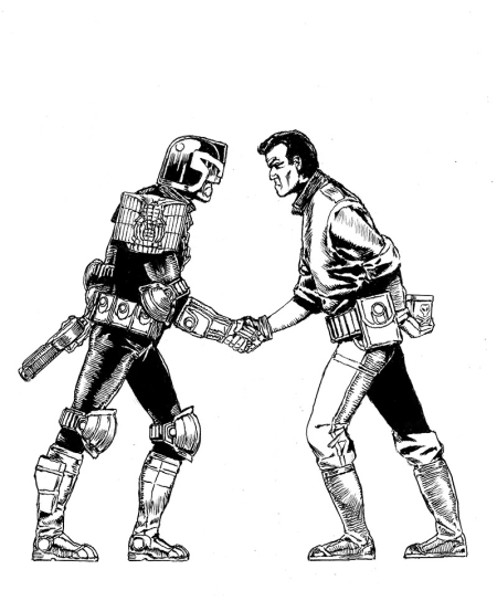 Judge Dredd art